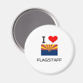 I Liebe FLAGSTAFF Magnet (Vorderseite/Rückseite)