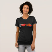 I Liebe Flame Angelfish T-Shirt (Vorne ganz)