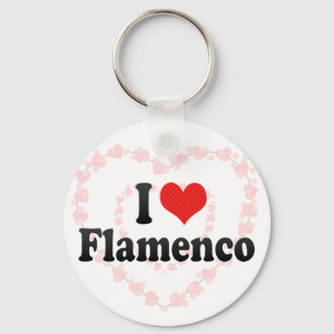 I Liebe Flamenco Schlüsselanhänger