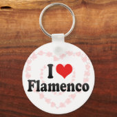 I Liebe Flamenco Schlüsselanhänger (Vorderseite)