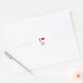 I Liebe Flash Cards Stern-Aufkleber (Umschlag)
