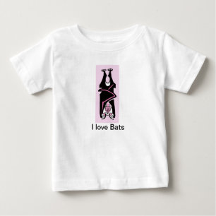 I Liebe Fledermäuse - gefährdete Tierwelt - Baby T-shirt