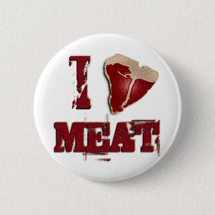 I Liebe-Fleisch Button
