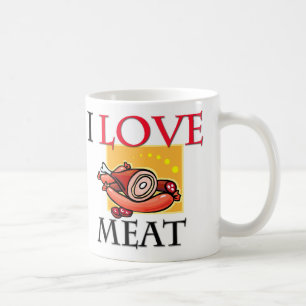 I Liebe-Fleisch Kaffeetasse