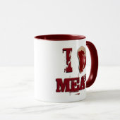 I Liebe-Fleisch Tasse (VorderseiteRechts)