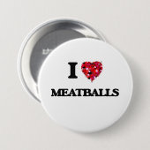 I Liebe-Fleischklöschen Button (Vorne & Hinten)