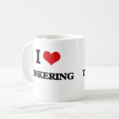 I Liebe-Flicken Kaffeetasse (Vorderseite Links)
