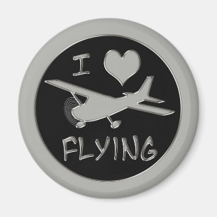 I Liebe-Fliegen Magnet