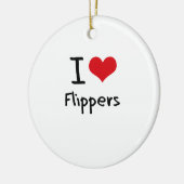 I Liebe-Flipper Keramikornament (Links)