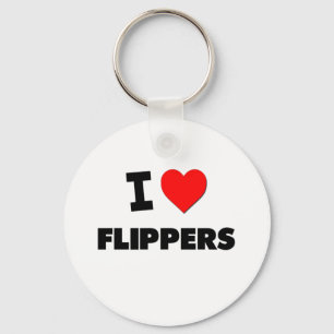 I Liebe-Flipper Schlüsselanhänger