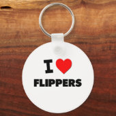 I Liebe Flippers Schlüsselanhänger (Vorderseite)
