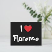 I Liebe Florence Postkarte (Stehend Vorderseite)