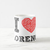 I Liebe Florenz Kaffeetasse (Mittel)