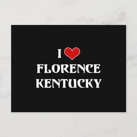 I. Liebe Florenz, Kentucky Postkarte (Vorderseite)