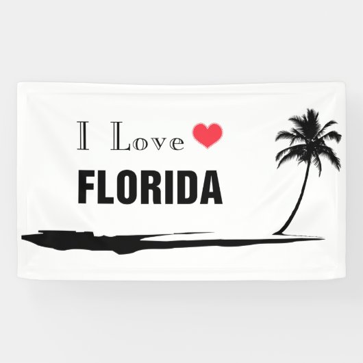 I Liebe Florida Banner (Horizontal)