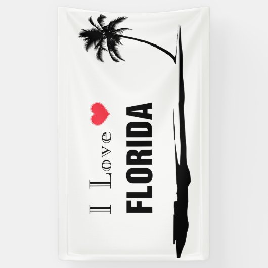 I Liebe Florida Banner (Vertikal)