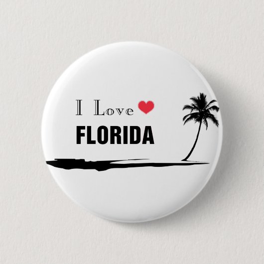 I Liebe Florida Button (Vorderseite)