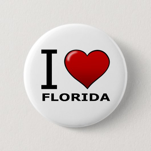 I LIEBE FLORIDA BUTTON (Vorderseite)