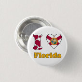 I Liebe Florida Button (Vorne & Hinten)