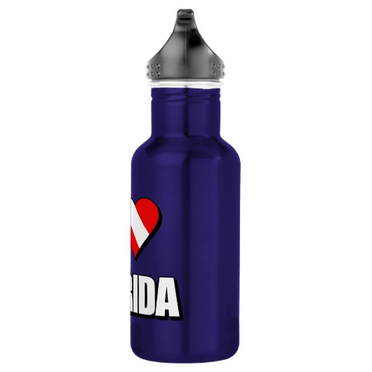 I Liebe Florida Diving Edelstahlflasche (Rechts)