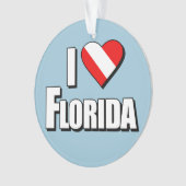 I Liebe Florida Diving Ornament (Vorderseite)
