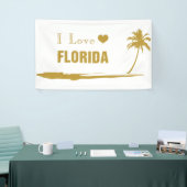 I Liebe Florida Gold Banner (Messeveranstaltung)
