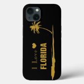 I Liebe Florida Gold Case-Mate iPhone Hülle (Rückseite)