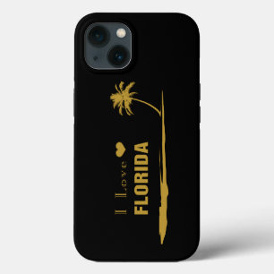 I Liebe Florida Gold iPhone 13 Hülle
