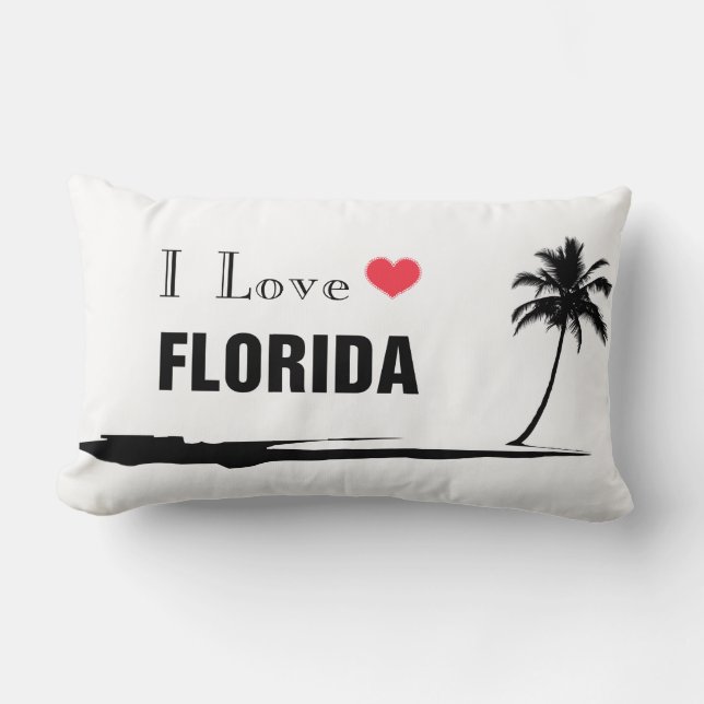 I Liebe Florida Lendenkissen (Vorderseite)