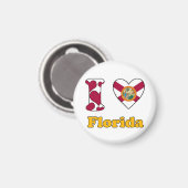 I Liebe Florida Magnet (Vorderseite/Rückseite)