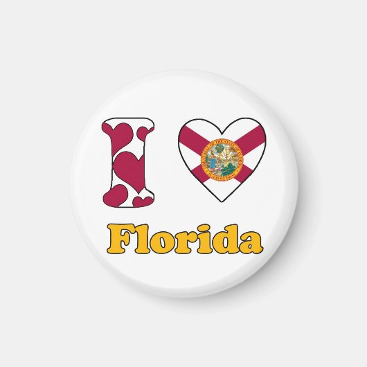 I Liebe Florida Magnet (Vorne)