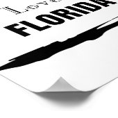 I Liebe Florida Poster (Ecke)