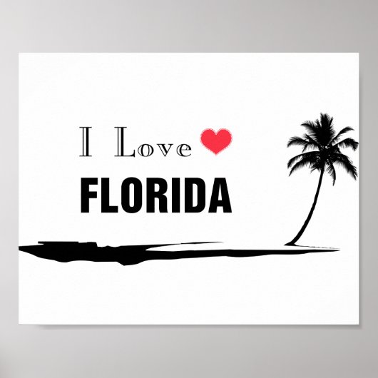 I Liebe Florida Poster (Vorne)