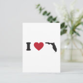 I Liebe Florida Postkarte (Stehend Vorderseite)