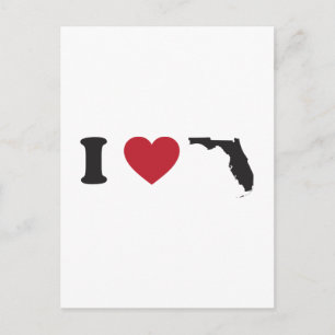 I Liebe Florida Postkarte