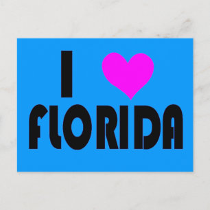 I Liebe Florida Postkarte