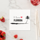 I Liebe Florida Serviette (Beispiel)