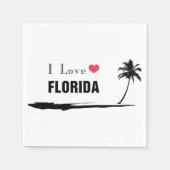 I Liebe Florida Serviette (Vorderseite)