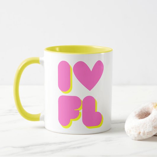 I Liebe Florida Tasse (Mit Donut)