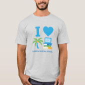 I Liebe Florida Virtual School, Ash T-Shirt (Vorderseite)