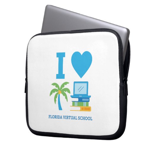 I Liebe Florida Virtual School Laptop Sleeve (Vorderseite Links)