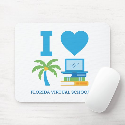 I Liebe Florida Virtual School Mousepad (Mit Mouse)
