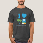 I Liebe Florida Virtual School, T - Shirt Charcoal (Vorderseite)