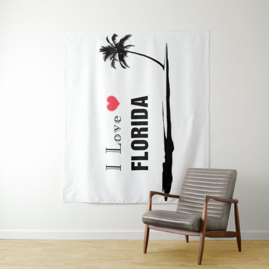 I Liebe Florida Wandteppich (Beispiel)