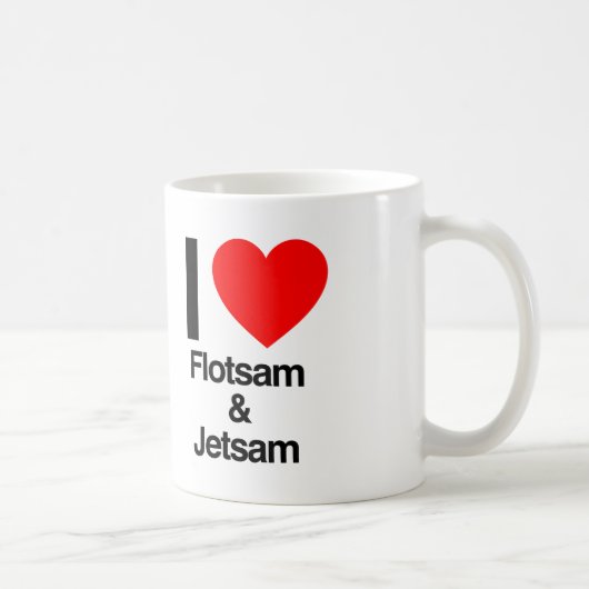 i Liebe flotsam und jetsam Kaffeetasse (Rechts)