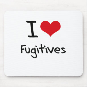 I Liebe-Flüchtlinge Mousepad