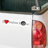 I Liebe-Flugzeug-Geräusche Autoaufkleber (Auf Lkw)