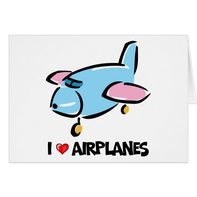 I Liebe-Flugzeuge (Vorderseite (Horizontal))