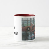 I Liebe-Flugzeuge Tasse (Zentrum)