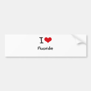 I Liebe-Fluorid Autoaufkleber